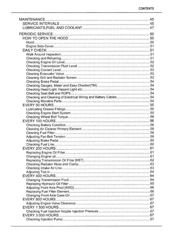 KUBOTA B2301 B2601 TRACTOR OPERATOR MANUAL REPRINTED COMB BOUND