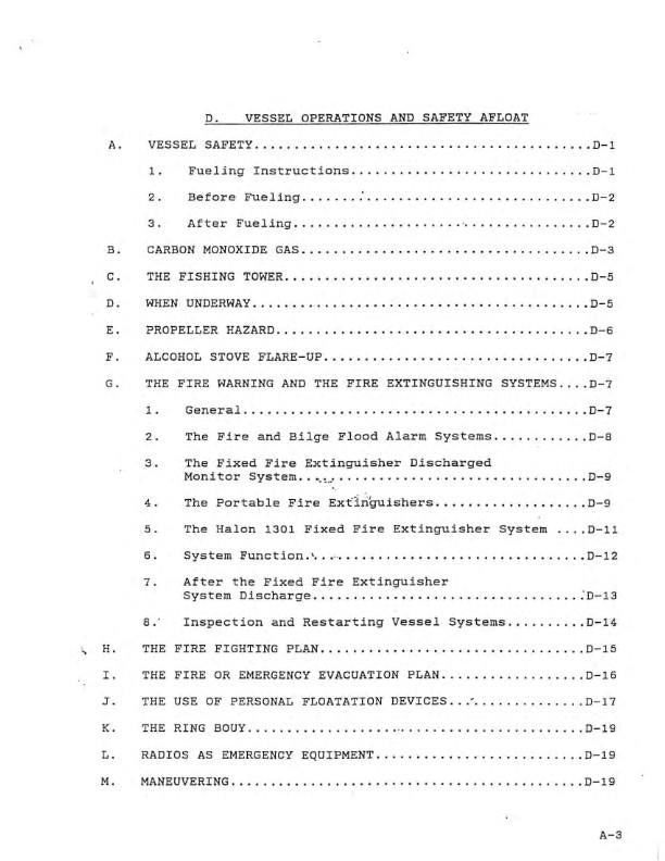 BERTRAM 28 MODEL 285 FLYBRIDGE MOTORYACHT OWNERS MANUAL REPRINTED COMB BOUND