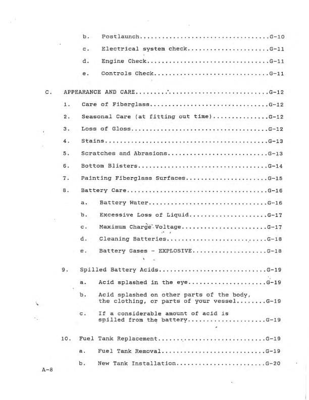 BERTRAM 28 MODEL 285 FLYBRIDGE MOTORYACHT OWNERS MANUAL REPRINTED COMB BOUND