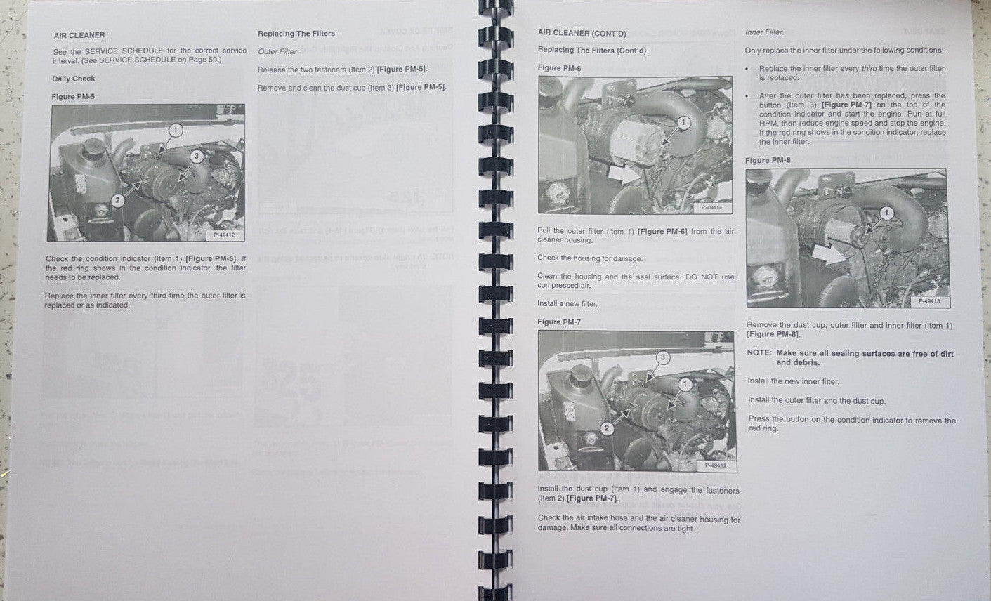 BOBCAT 325 & 328 OPERATION & MAINTENANCE MANUAL REPRINTED COMB BOUND