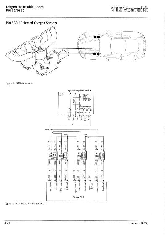 ASTON MARTIN V12 VANQUISH S (04 - 07) OBD II DIAGNOSTIC MANUAL PRINTED A4