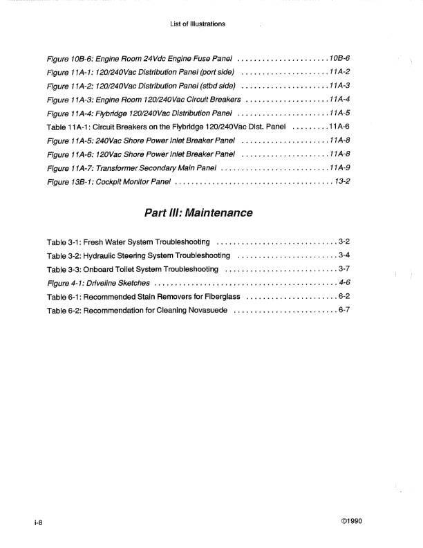 BERTRAM 72 CONVERTIBLE YACHT BOAT OPERATOR OWNERS MANUAL REPRINTED COMB BOUND