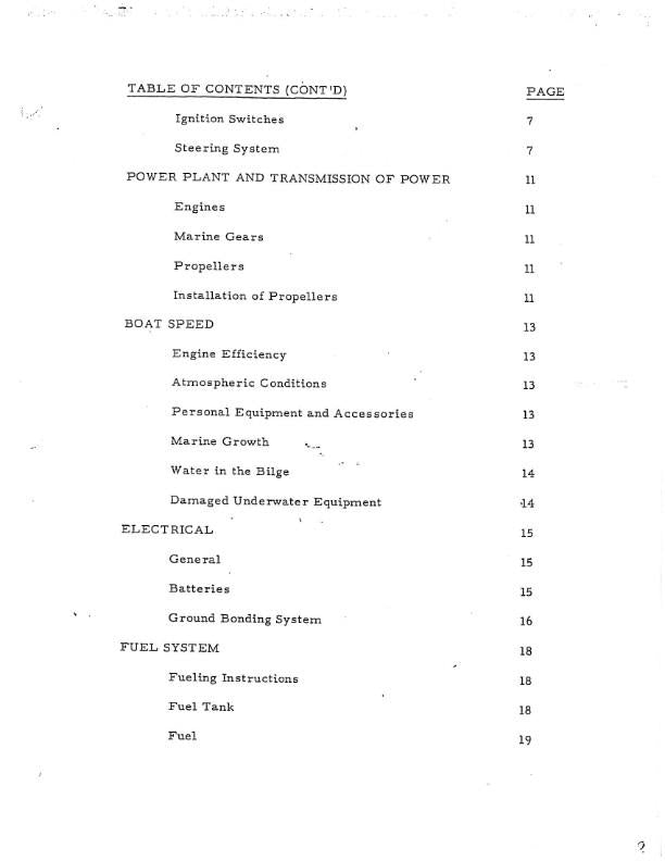 BERTRAM 25 YACHT BOAT OWNERS MANUAL REPRINTED COMB BOUND