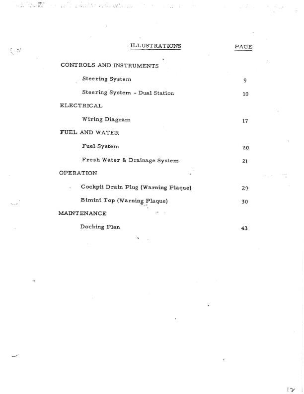 BERTRAM 25 YACHT BOAT OWNERS MANUAL REPRINTED COMB BOUND