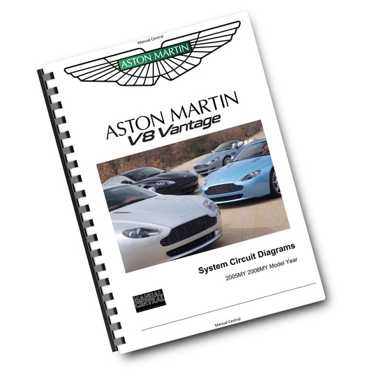 2005 2006 - ASTON MARTIN V8 VANTAGE ELECTRICAL WIRING CIRCUIT DIAGRAMS MANUAL