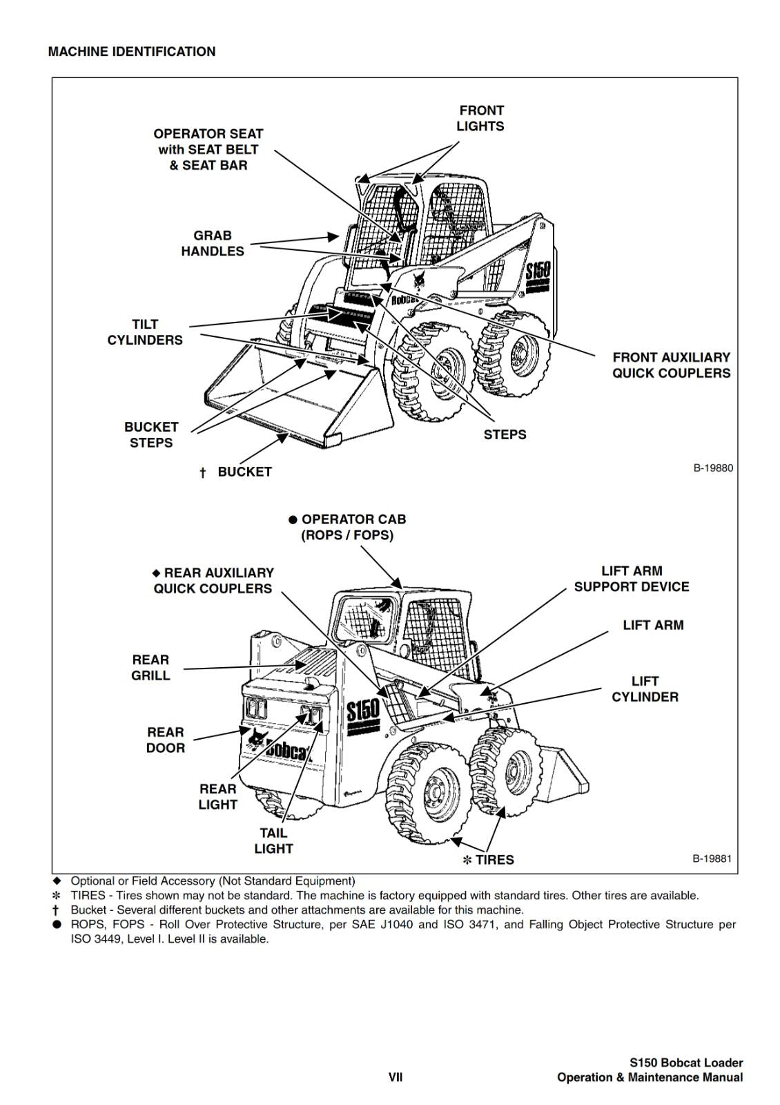 Comb Hound BOBCAT S150 OPERATION & MAINTENANCE MANUAL REPRINTED COMB BOUND– Manual ...