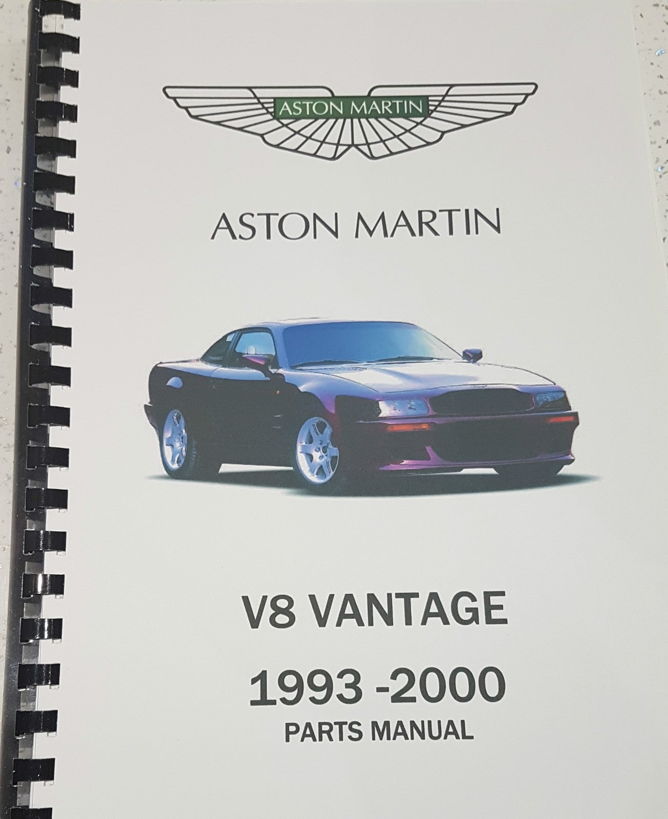 ASTON MARTIN V8 VANTAGE (VIRAGE) 93-00 PARTS MANUAL REPRINTED