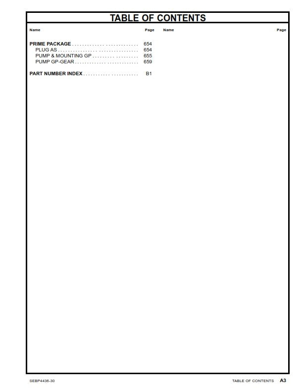 CATERPILLAR CAT C7 INDUSTRIAL ENGINE (JTF1-UP) PARTS MANUAL REPRINTED 2007