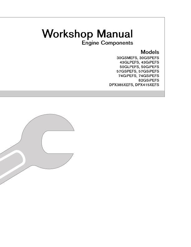 VOLVO PENTA 3.0 GS 4.3 GL GS GI 5.0 GL GI 5.7 GS GSI 7.4 GI 8.2 GSI ENGINES 1999