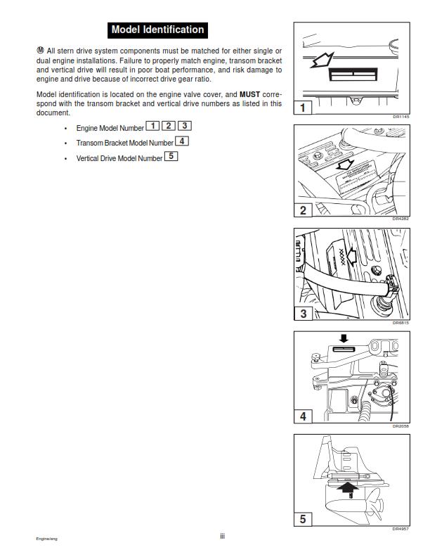 VOLVO PENTA 3.0 GS 4.3 GL GS GI 5.0 GL GI 5.7 GS GSI 7.4 GI 8.2 GSI ENGINES 1999