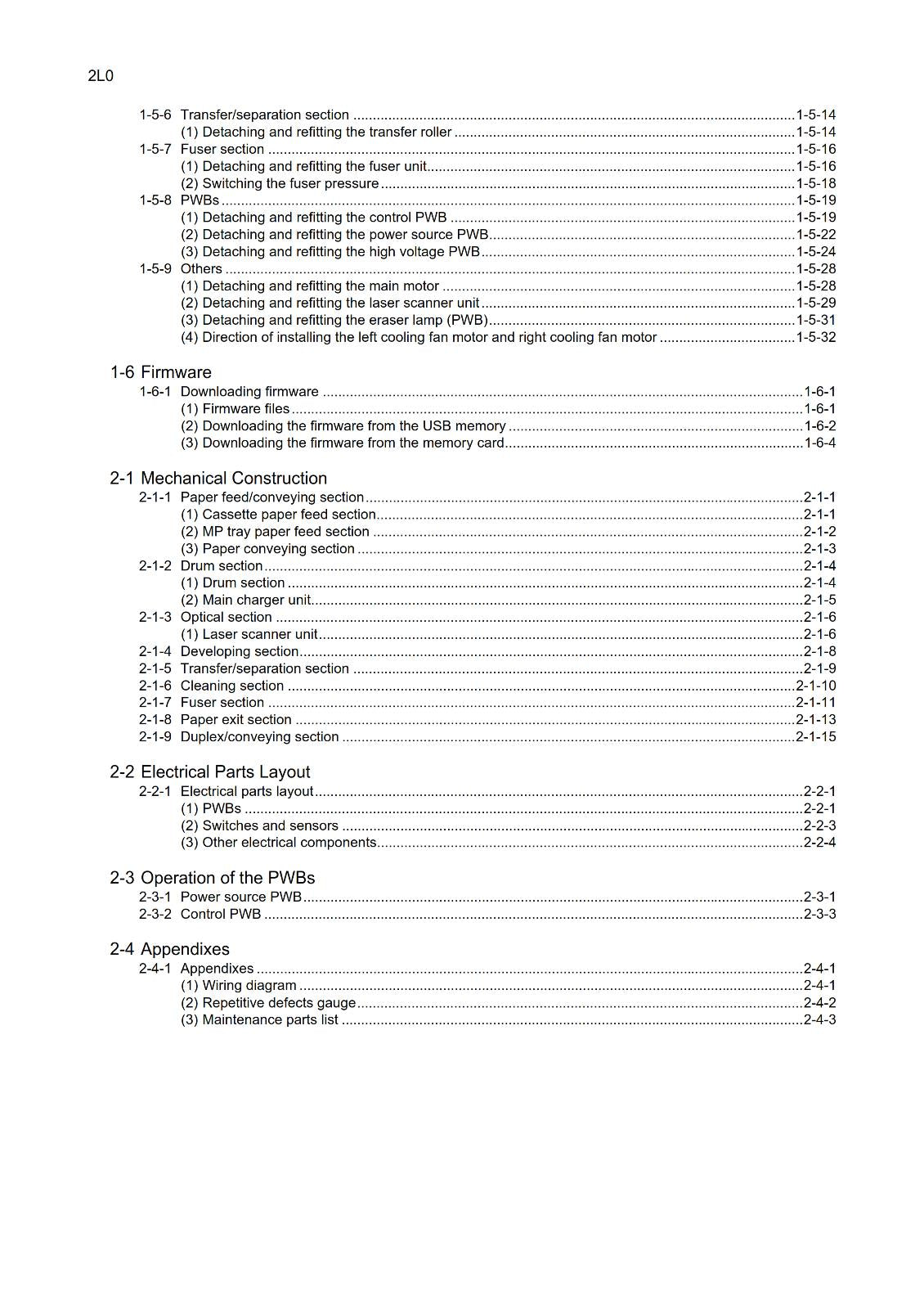 KYOCERA FS-1370 PRINTER SERVICE MANUAL REPRINTED COMB BOUND JUN 2010 EDITION