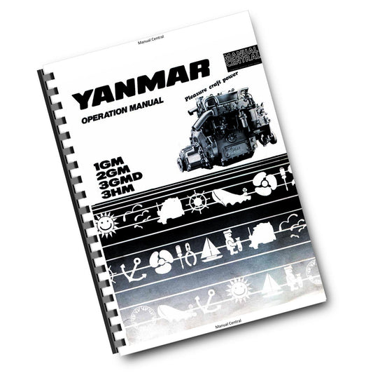 YANMAR 1GM 2GM 3GMD 3HM MARINE DIESEL ENGINE OPERATOR MANUAL REPRINTED