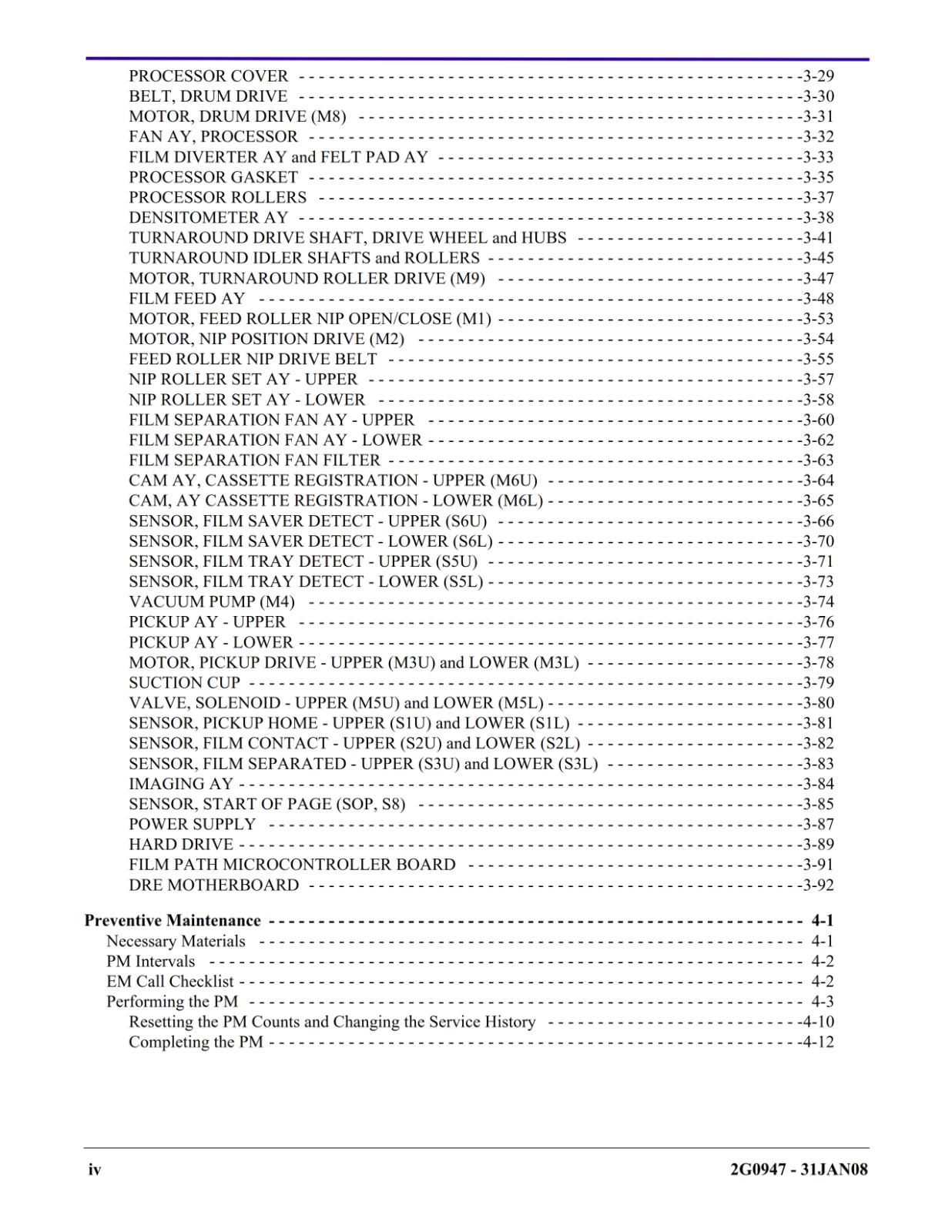 KODAK DRYVIEW 5800 LASER IMAGER SERVICE MANUAL REPRINTED COMB BOUND