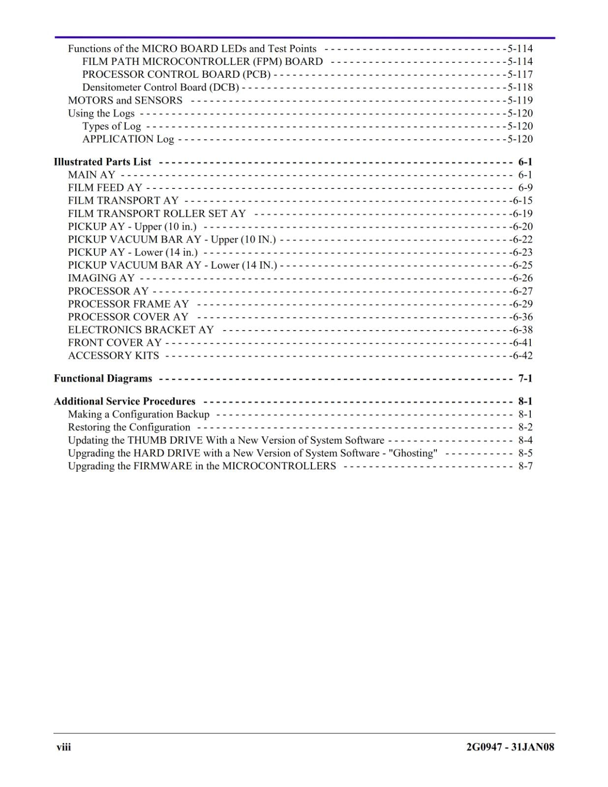 KODAK DRYVIEW 5800 LASER IMAGER SERVICE MANUAL REPRINTED COMB BOUND