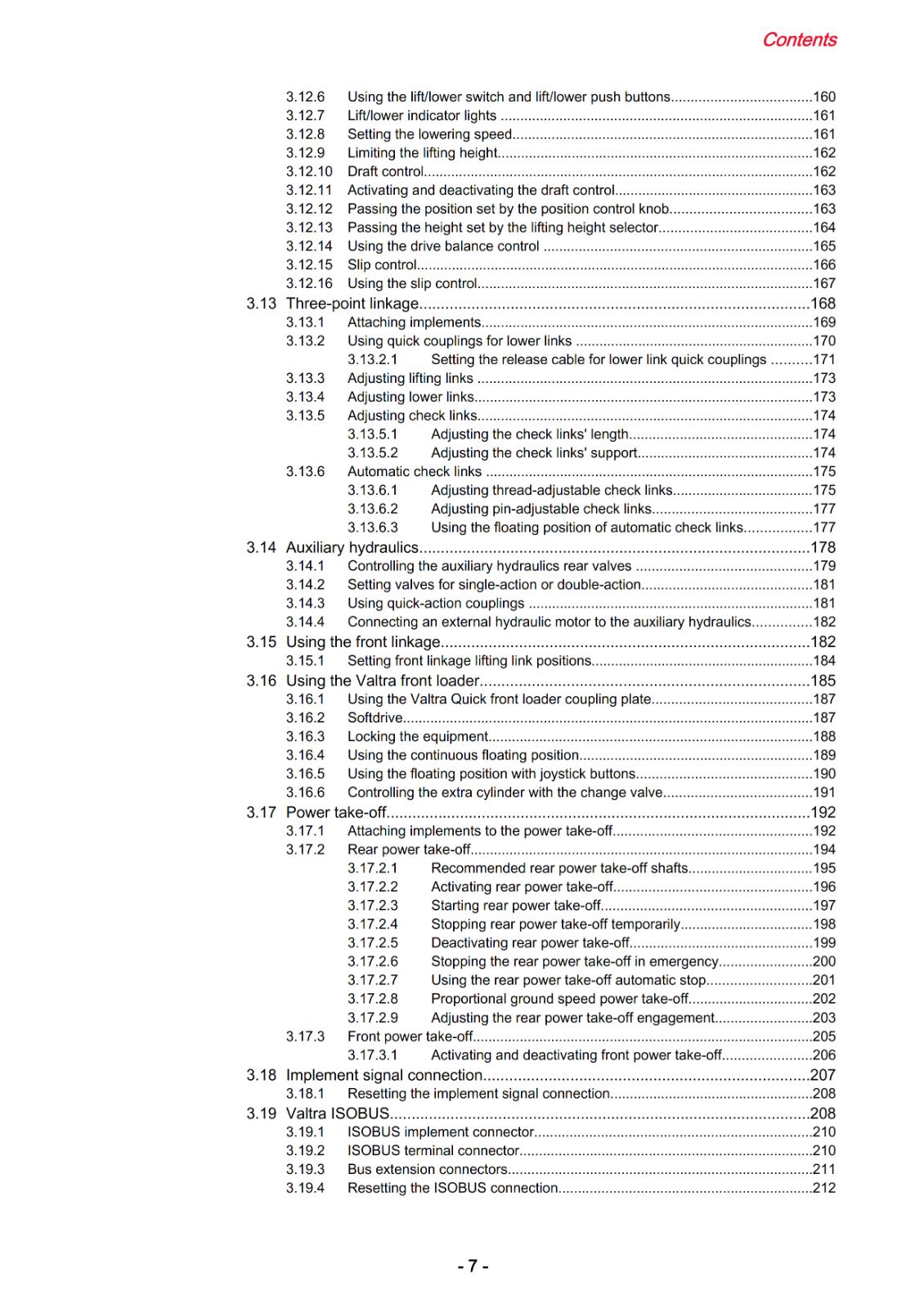 VALTRA T3 HITECH T113 T153 T173 T193 OPERATORS MANUAL REPRINT COMB BOUND