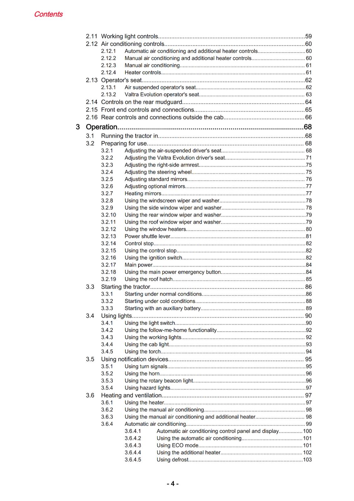 VALTRA T144 T154 T174E T194 T214 T234 VERSU OPERATORS MANUAL REPRINT COMB BOUND