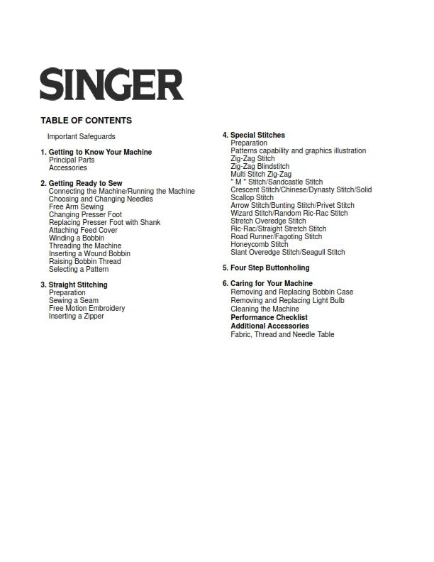 SINGER 9005 9008 9010 9015 9018 9020 9022 90226 9027 USER MANUAL REPRINTED