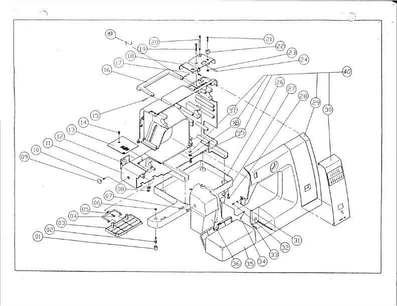 SINGER 1019 1025 1027 PARTS MANUAL REPRINTED COMB BOUND