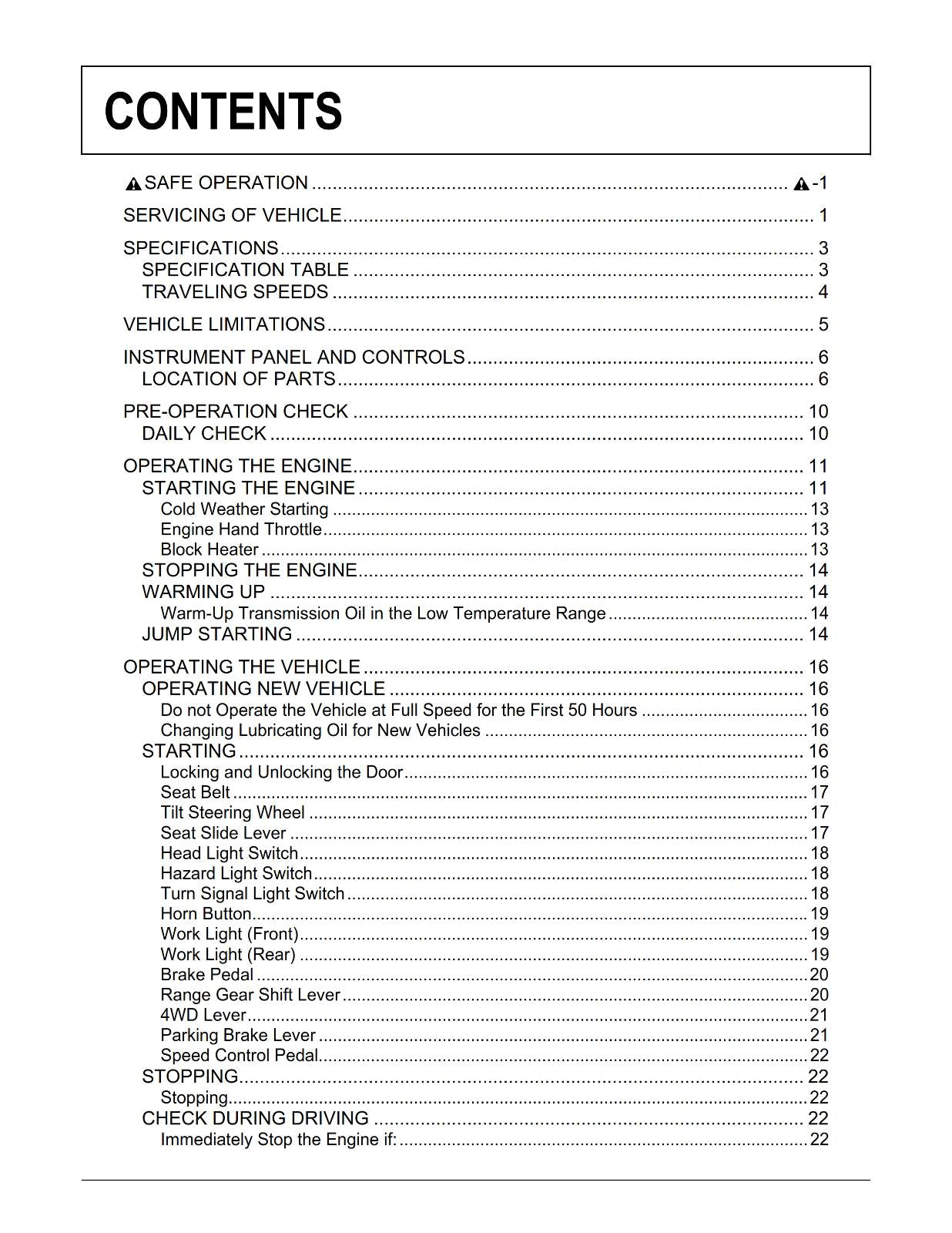 KUBOTA UTILITY VEHICLE RTV-X900 RTV-X1120D OPERATOR MANUAL REPRINTED 2013