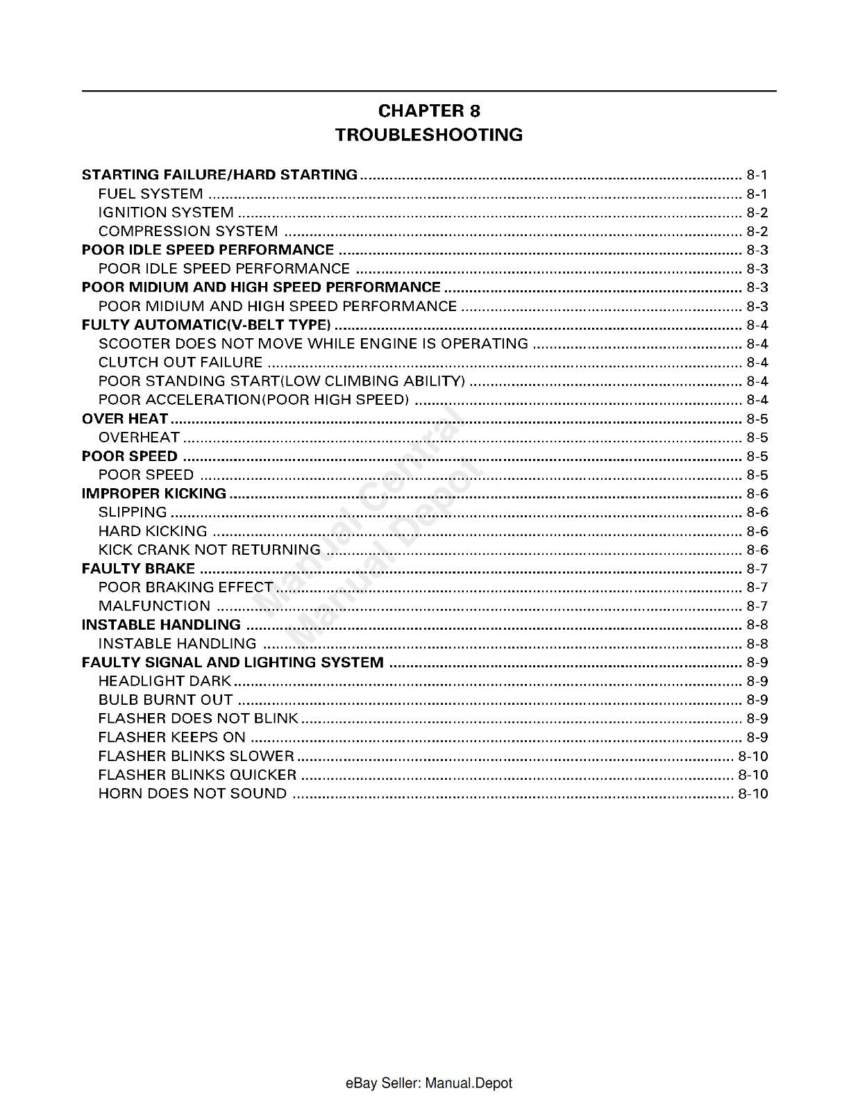 YAMAHA YW50P YW50R YW50S YW50T SERVICE MANUAL REPRINTED COMB BOUND 2002 - 2005