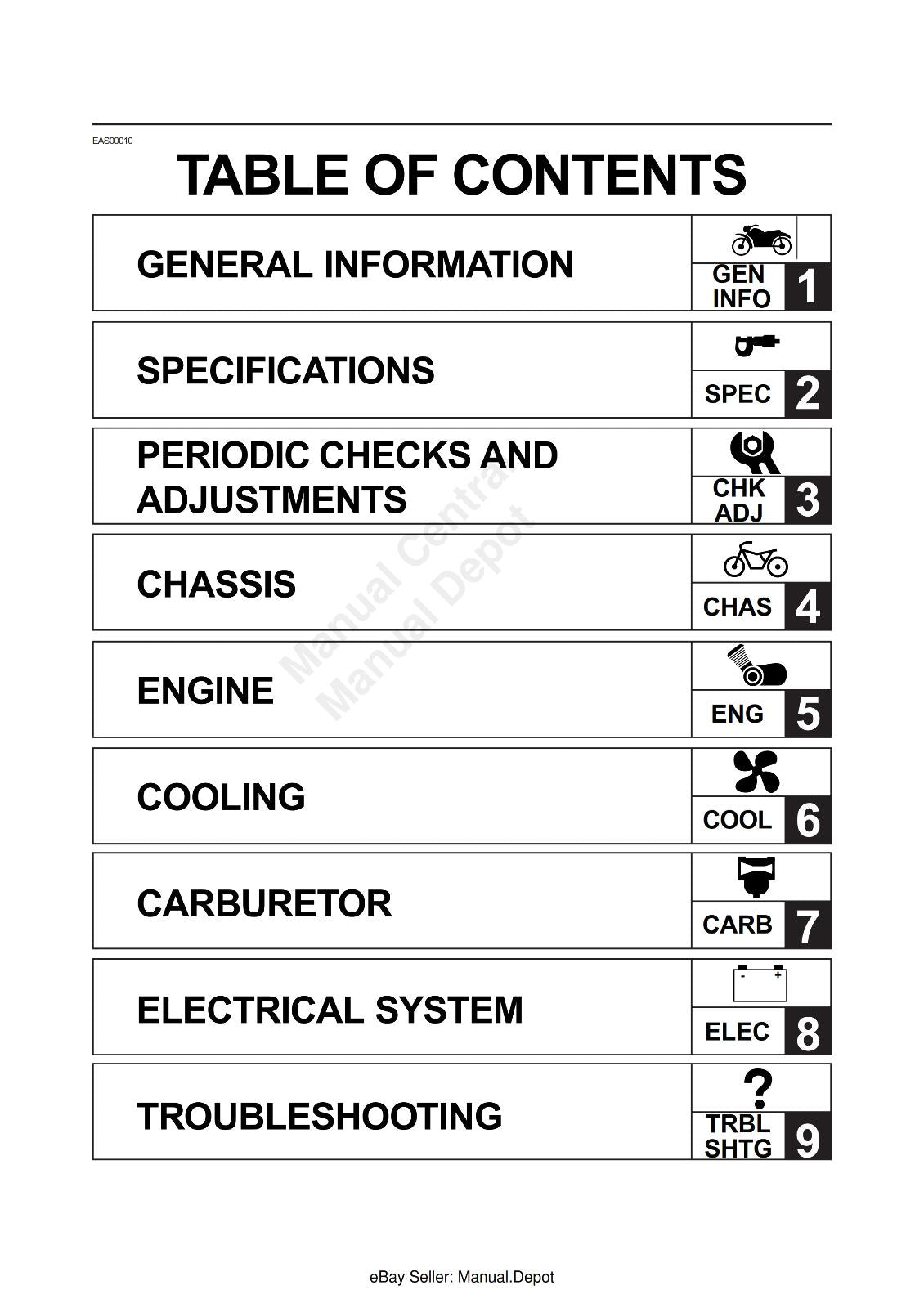 YAMAHA XC50V XC50W XC50X XC50Y SERVICE MANUAL REPRINTED COMB BOUND 2006 - 2009