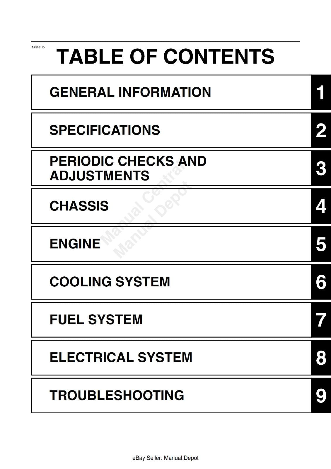 YAMAHA WR125R WR125X WORKSHOP SERVICE REPAIR MANUAL REPRINTED COMB BOUND