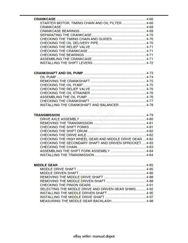 YAMAHA RHINO 660 2004- 2007 WORKSHOP SERVICE MANUAL REPRINTED COMB BOUND