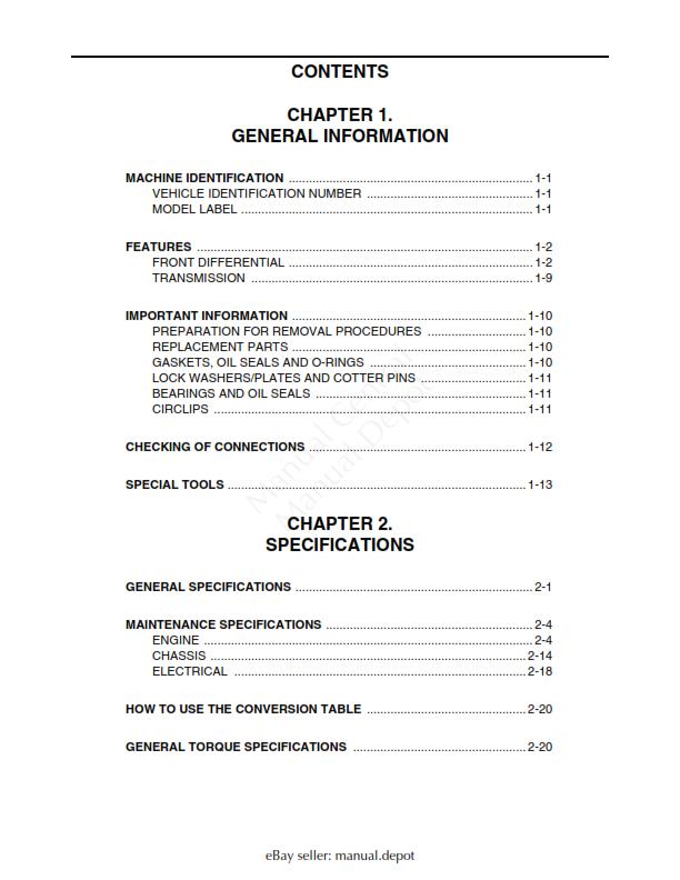 YAMAHA GRIZZLY 660 2002- 2008 WORKSHOP SERVICE MANUAL REPRINTED COMB BOUND