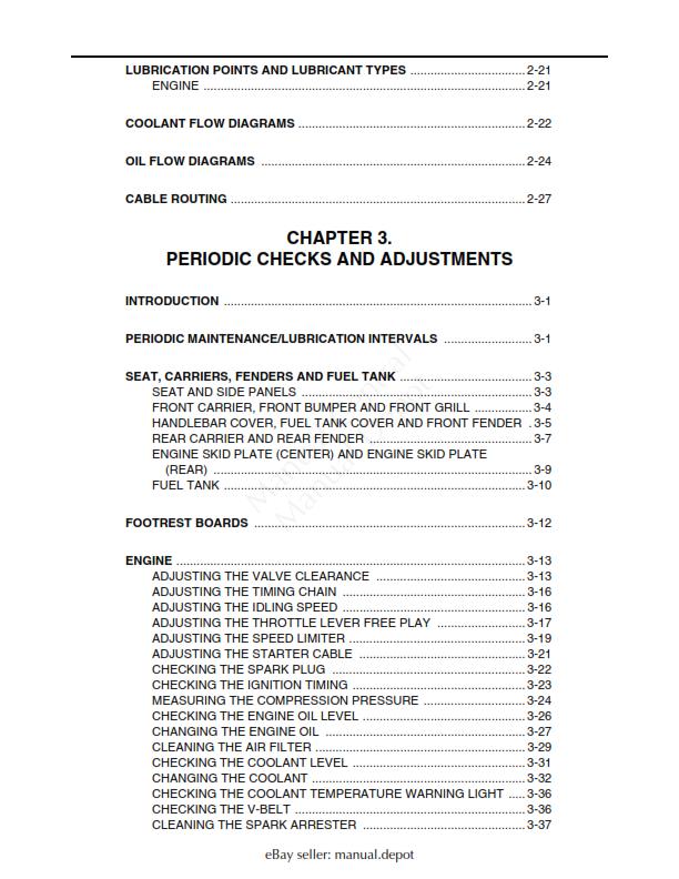 YAMAHA GRIZZLY 660 2002- 2008 WORKSHOP SERVICE MANUAL REPRINTED COMB BOUND
