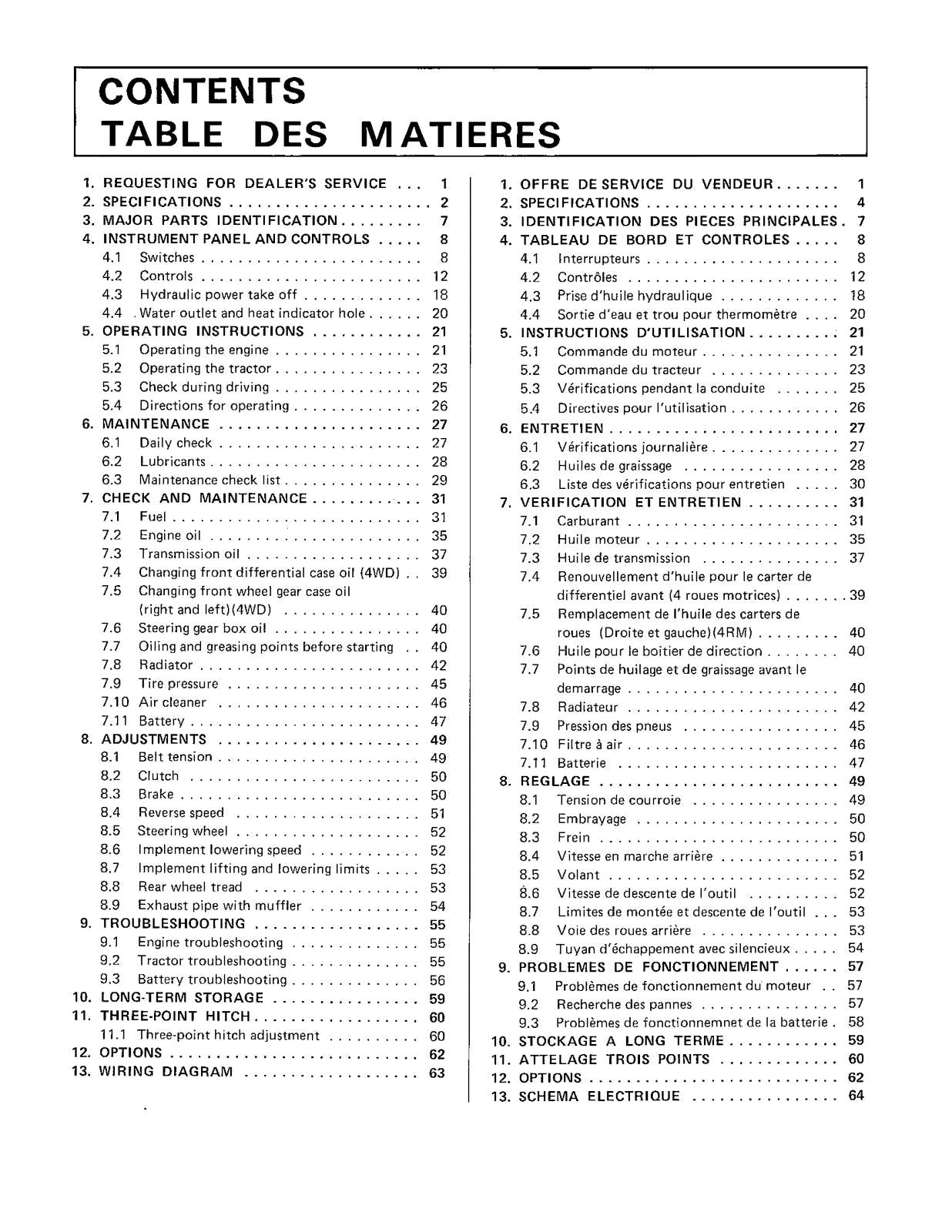 KUBOTA TRACTOR B6100HST B7100HST OPERATOR MANUAL REPRINTED COMB BOUND