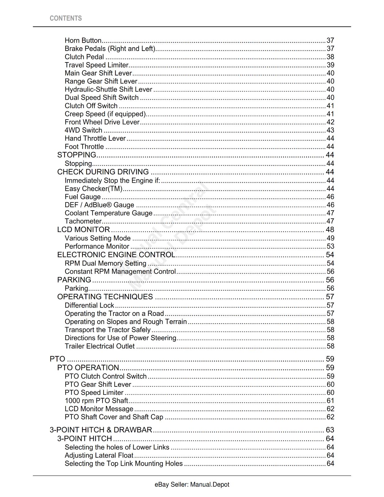 KUBOTA TRACTOR M5-091 M5-111 OPERATORS MANUAL REPRINT COMB BOUND 2015