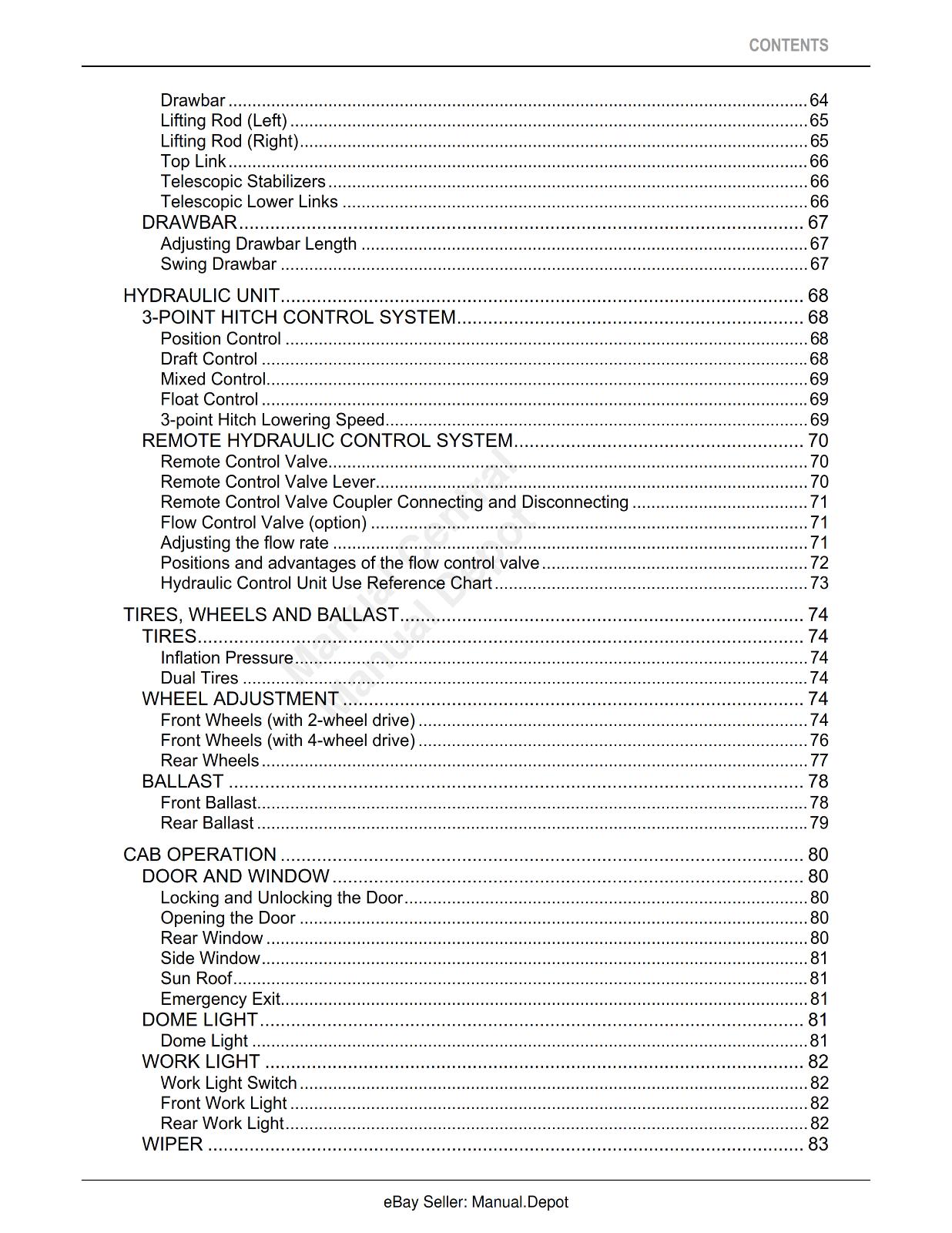 KUBOTA TRACTOR M5-091 M5-111 OPERATORS MANUAL REPRINT COMB BOUND 2015