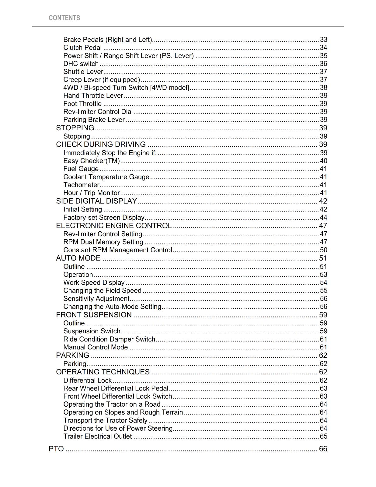 KUBOTA TRACTOR M100GX M110GX M126GX M135GX OPERATORS MANUAL REPRINTED 2012