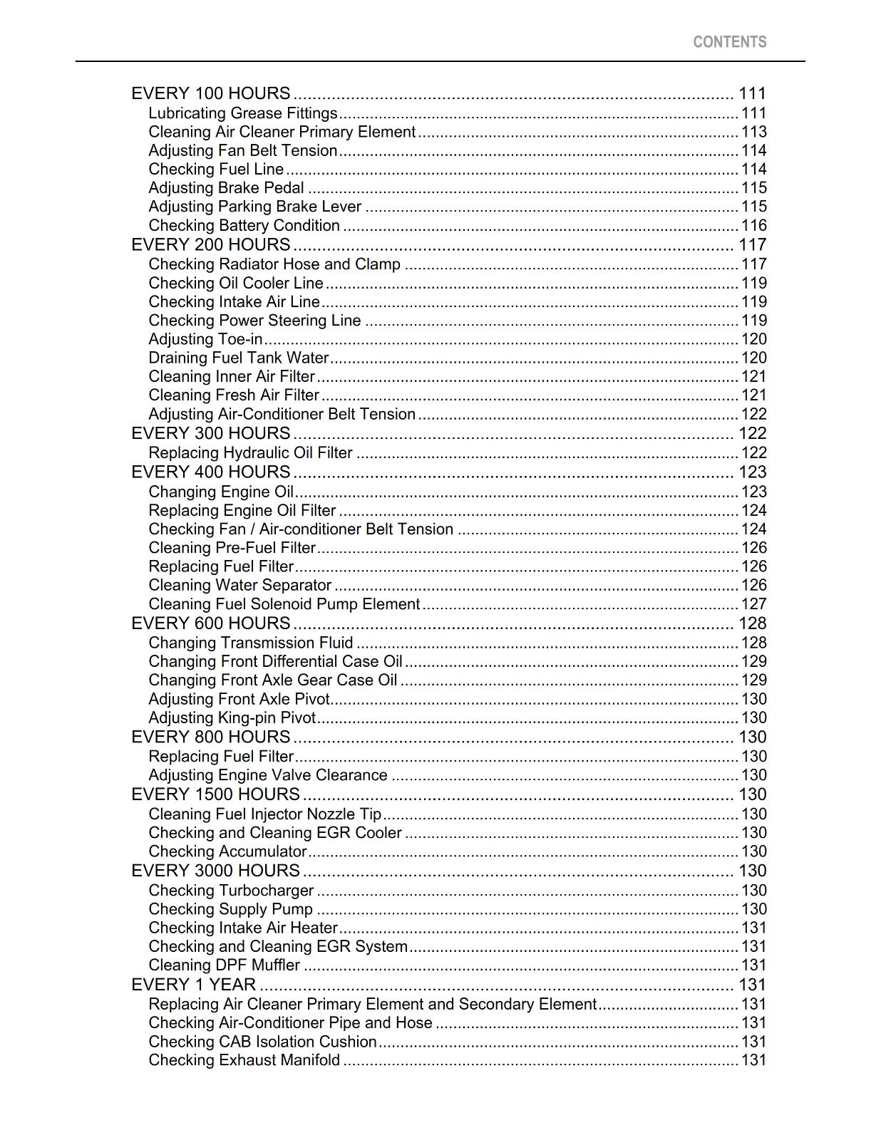 KUBOTA TRACTOR M100GX M110GX M126GX M135GX OPERATORS MANUAL REPRINTED 2012