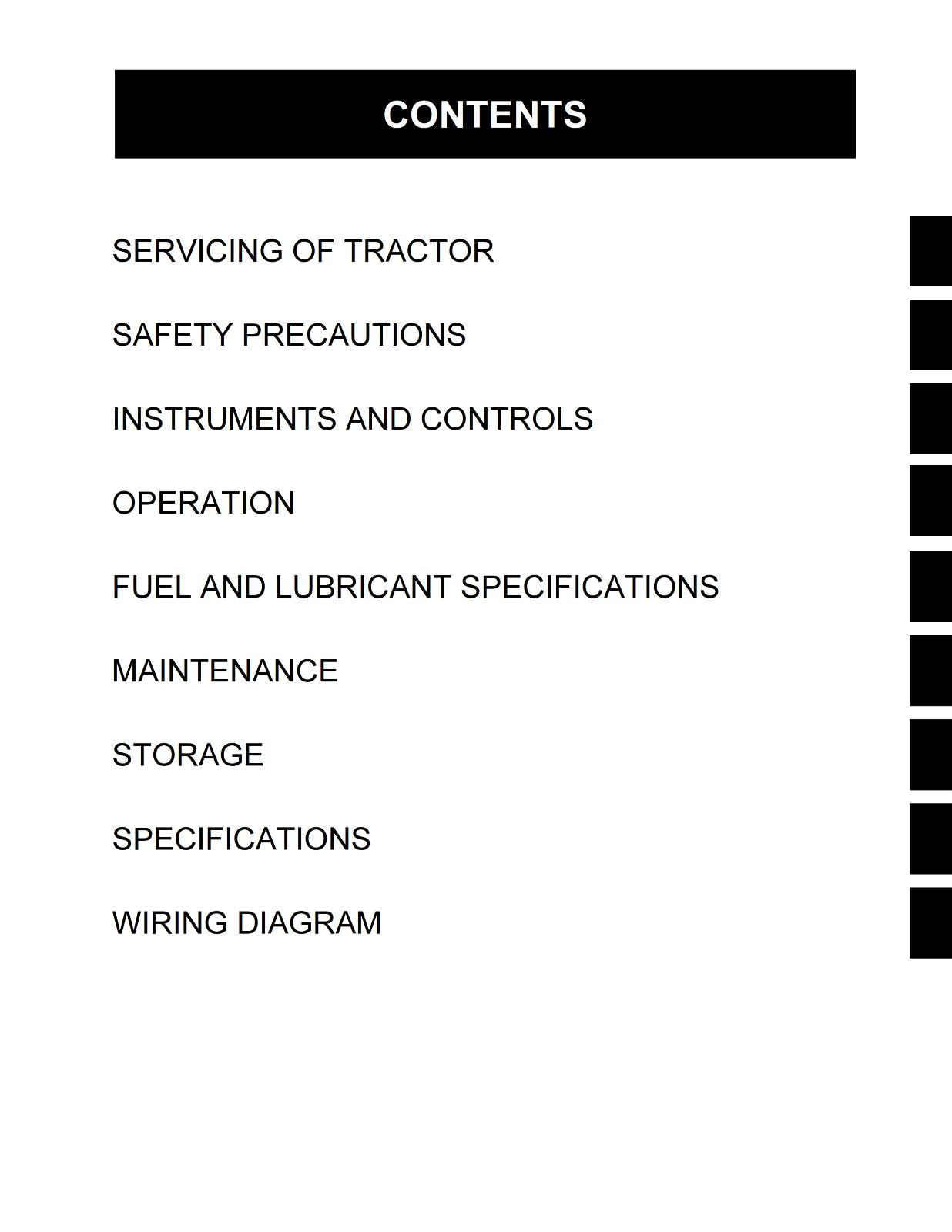 KUBOTA TRACTOR M4500 M5500 M7500 DT OPERATOR MANUAL REPRINTED