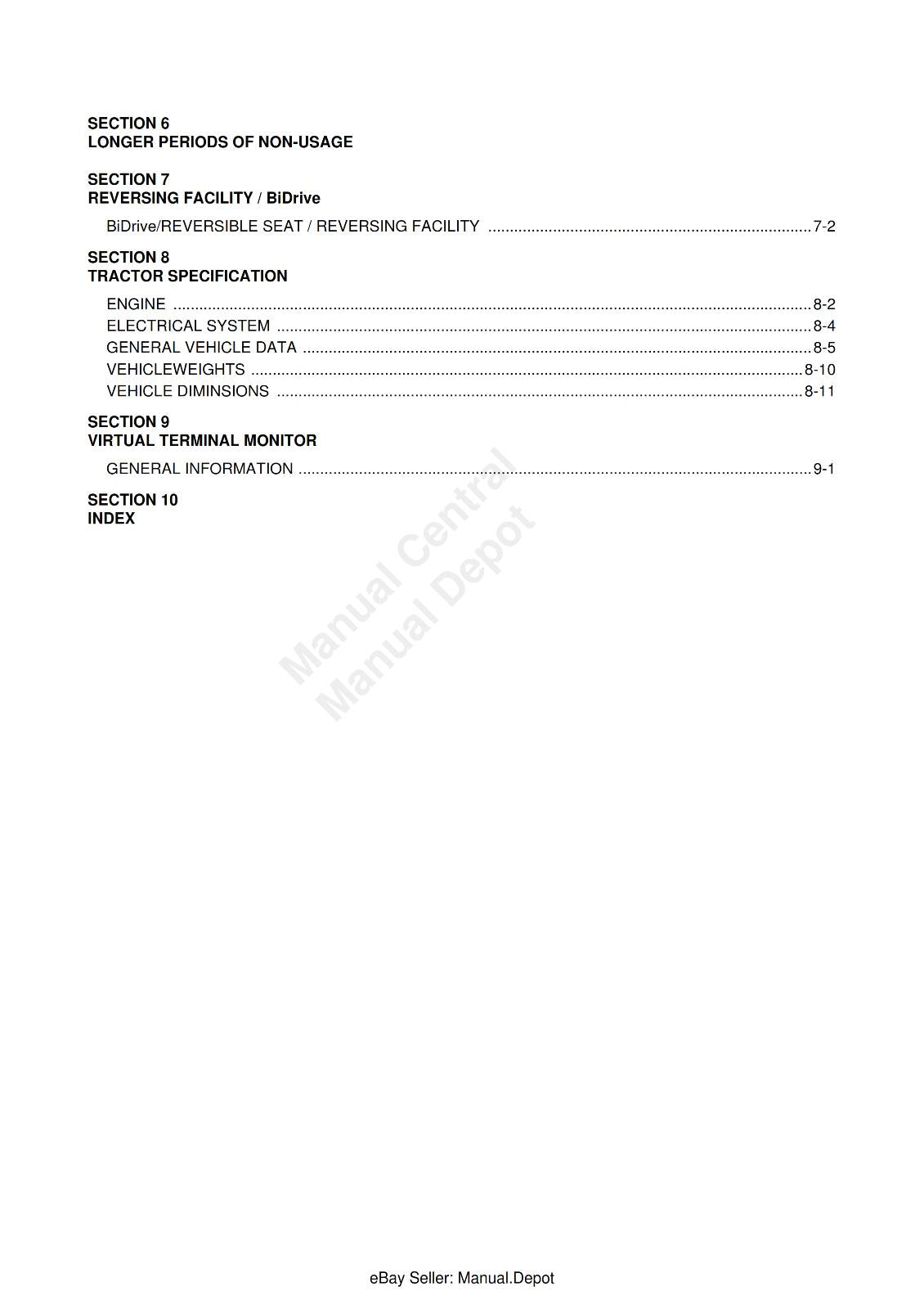 NEW HOLLAND TVT 135 145 155 170 195 OPERATOR MANUAL REPRINTED COMB BOUND 2006