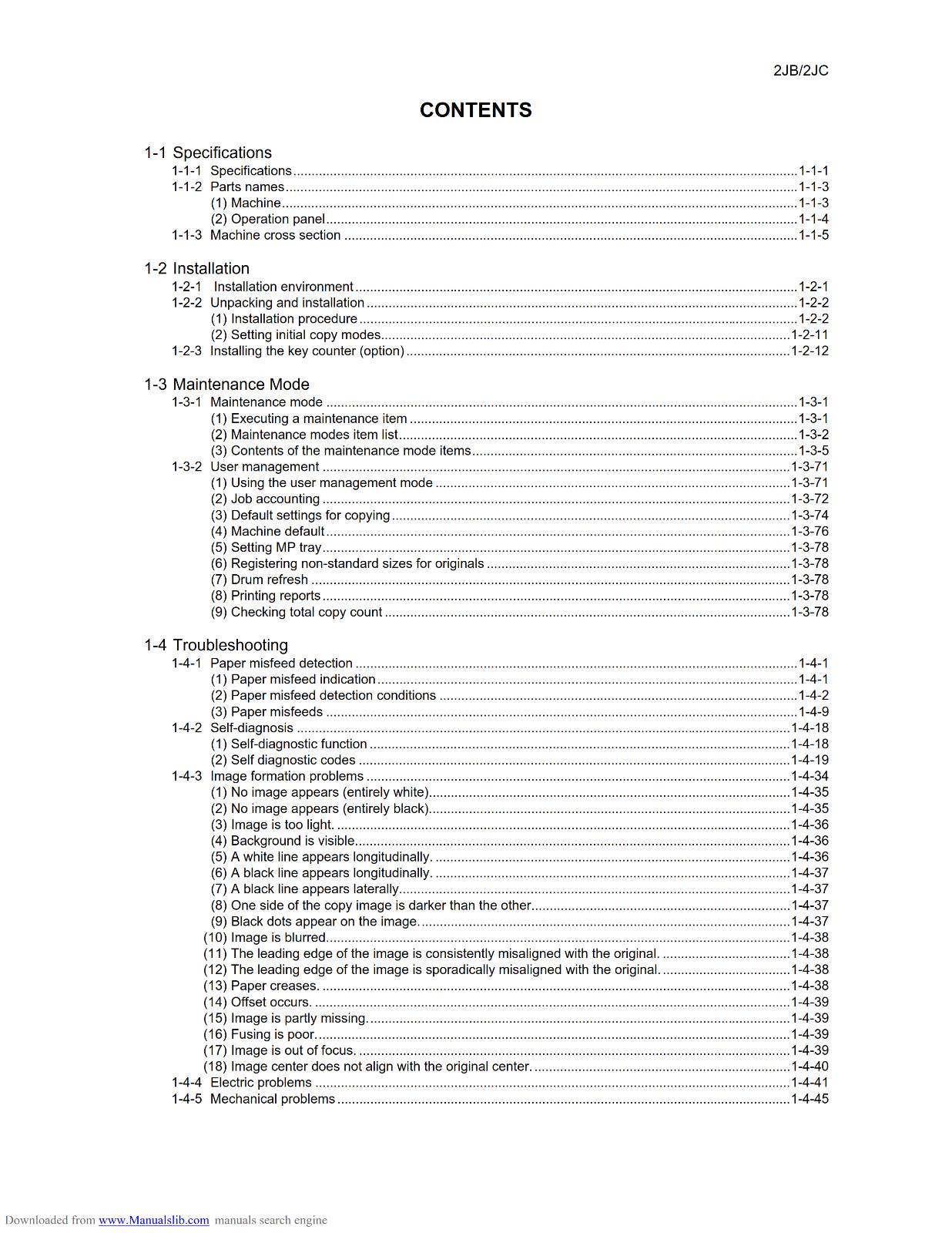 KYOCERA KM-2540 KM-3040 PRINTER SERVICE WORKSHOP  MANUAL REPRINTED COMB BOUND