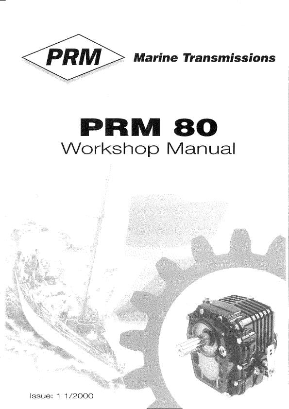 PRM80 WORKSHOP MANUAL REPRINTED COMB BOUND JAN 2000 EDITION