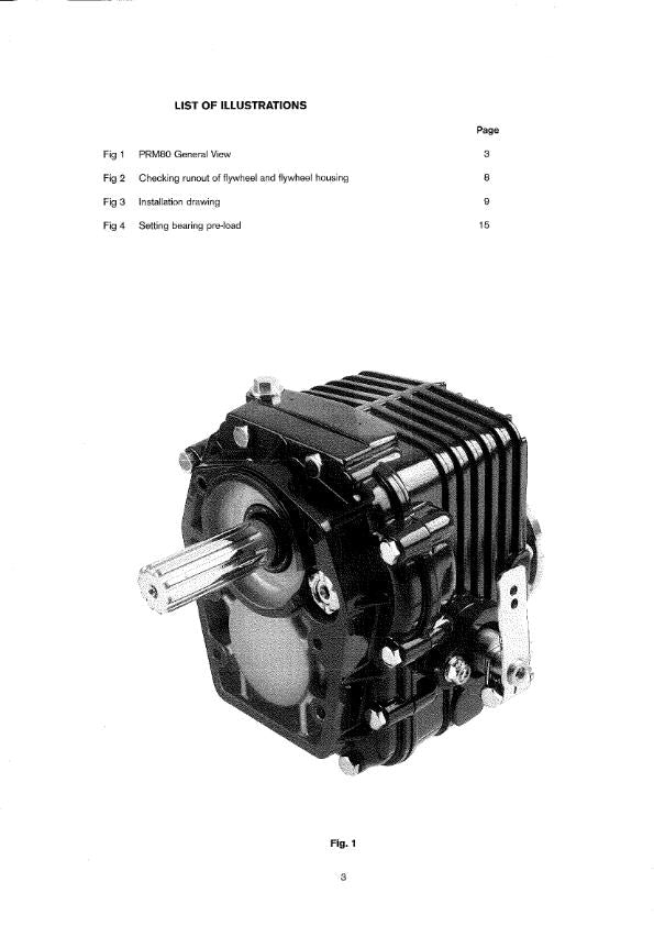 PRM80 WORKSHOP MANUAL REPRINTED COMB BOUND JAN 2000 EDITION