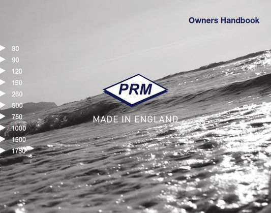 PRM 80 90 120 150 260 500 750 10000 1500 1750 OWNER MANUAL REPRINTED COMB BOUND