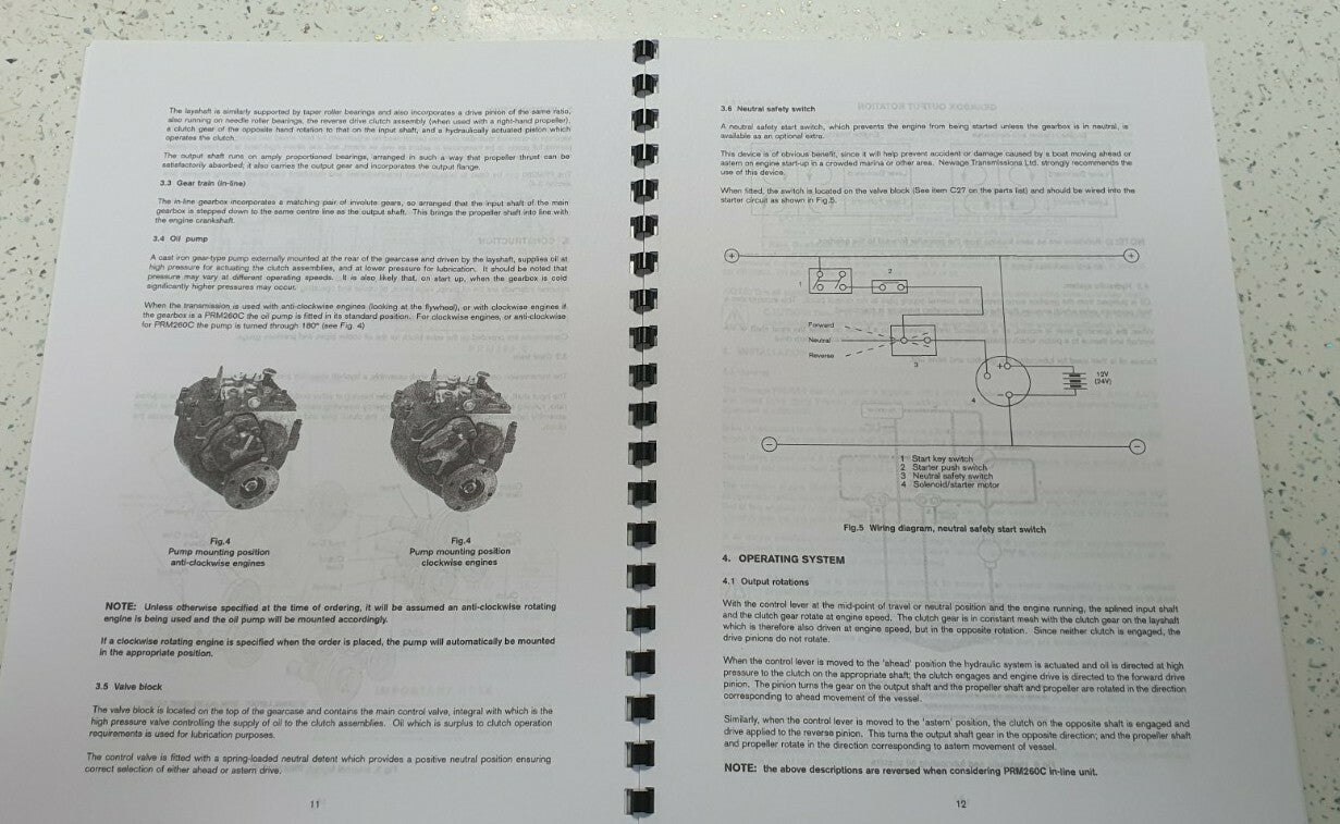 PRM260C PRM260D WORKSHOP MANUAL REPRINTED COMB BOUND JUNE 2002 EDITION