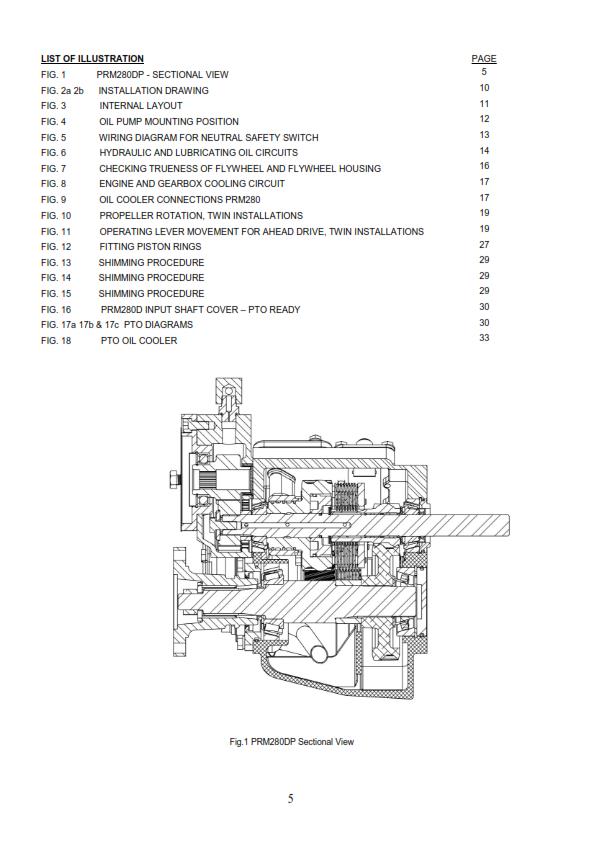 PRM 280D 280DP 280C 280CP WORKSHOP MANUAL REPRINTED COMB BOUND APR 2019 EDITION