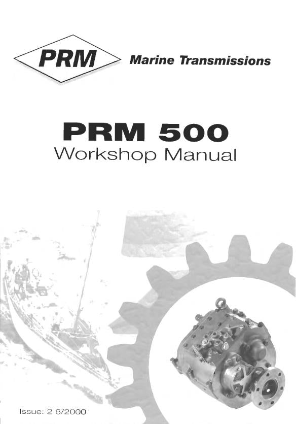 PRM500 WORKSHOP MANUAL REPRINTED COMB BOUND JUNE 2000 EDITION