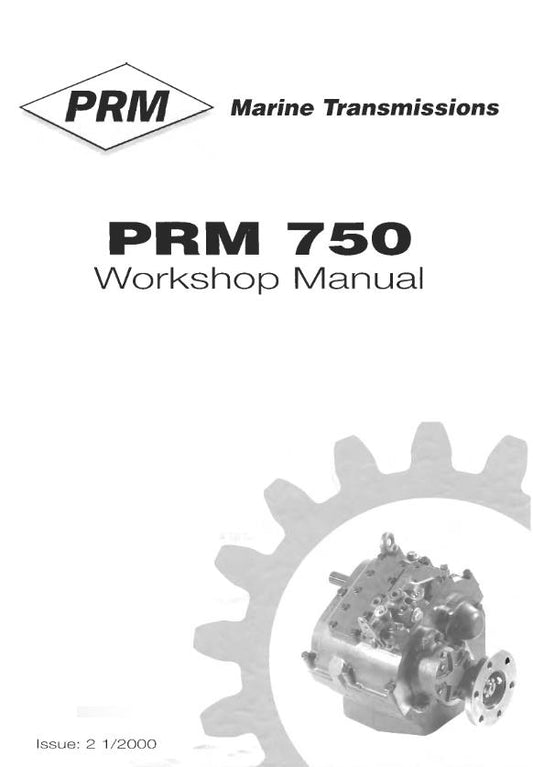 PRM750C PRM750D WORKSHOP MANUAL REPRINTED COMB BOUND JAN 2000 EDITION