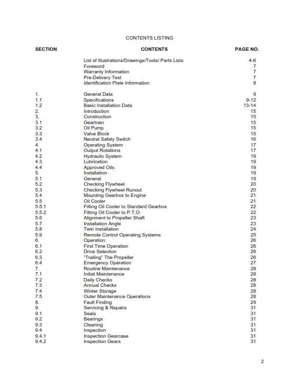 PRM1500 WORKSHOP MANUAL REPRINTED COMB BOUND 2004 EDITION