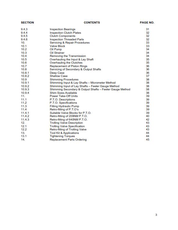 PRM1500 WORKSHOP MANUAL REPRINTED COMB BOUND 2004 EDITION