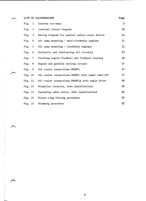 PRM 301 WORKSHOP MANUAL REPRINTED COMB BOUND