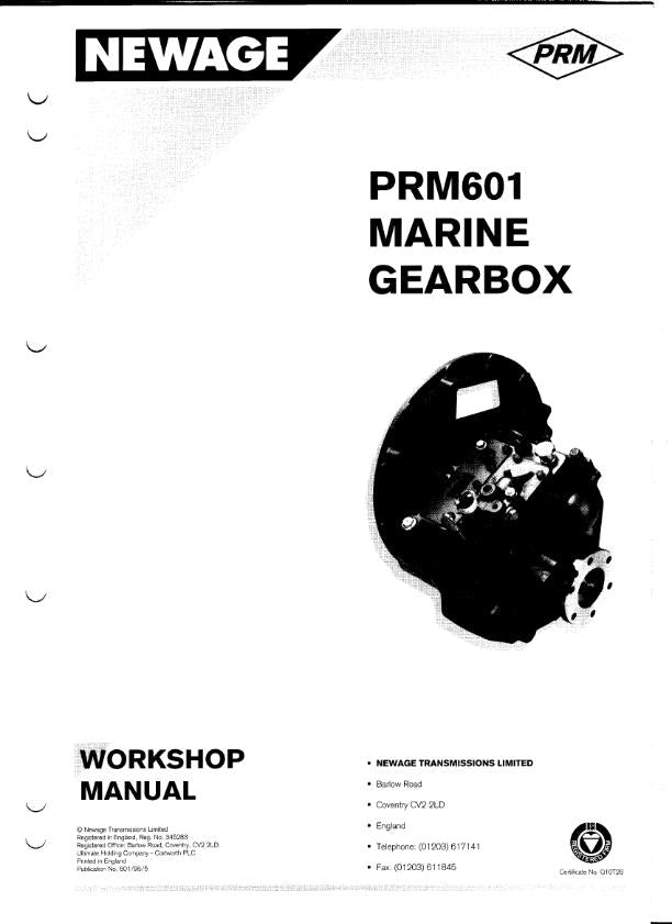 PRM601  WORKSHOP MANUAL REPRINTED COMB BOUND