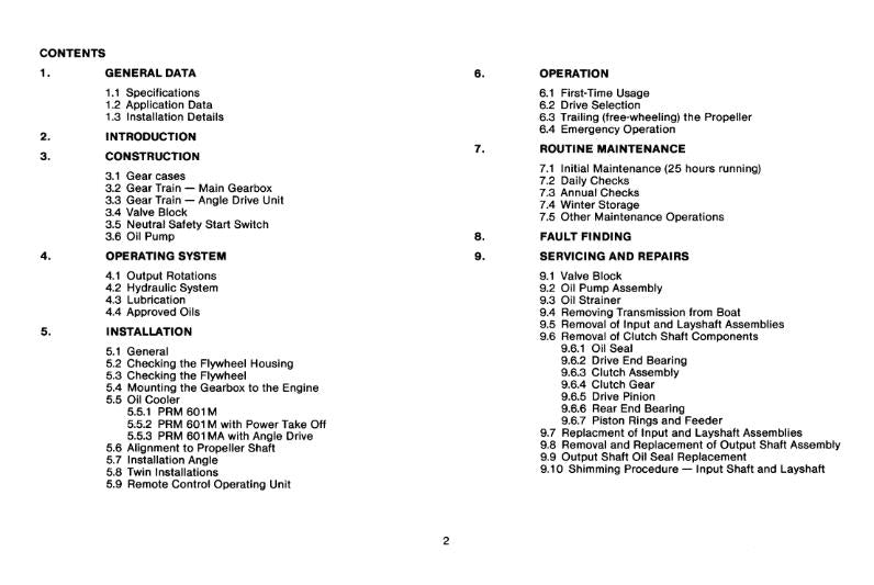 PRM601M  WORKSHOP MANUAL REPRINTED COMB BOUND