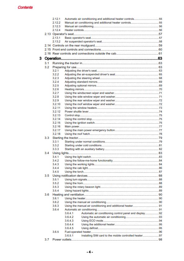 VALTRA N SERIES ACTIVE N134 N154E N174 OPERATOR MANUAL REPRINTED COMB BOUND 2015